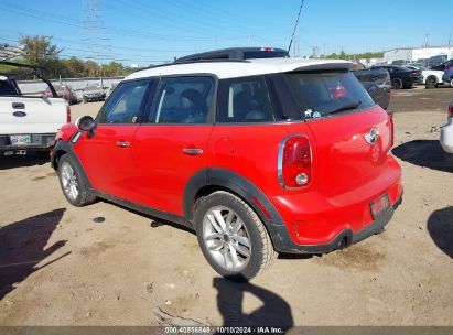 Lot #2996533786 2011 MINI COOPER S COUNTRYMAN