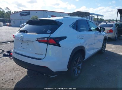 Lot #2995300132 2016 LEXUS NX 200T F SPORT