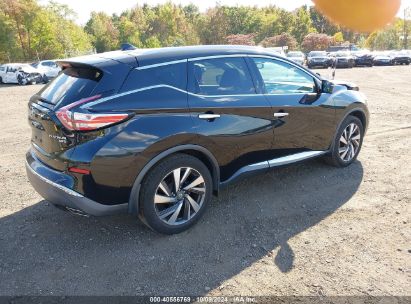 Lot #3035076854 2016 NISSAN MURANO PLATINUM