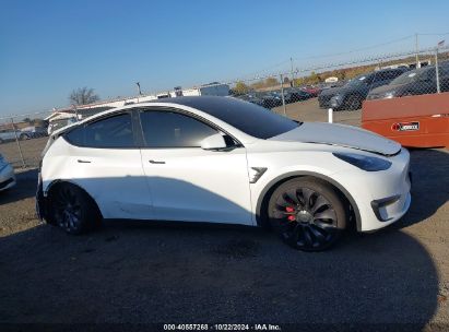 Lot #2992824643 2021 TESLA MODEL Y PERFORMANCE DUAL MOTOR ALL-WHEEL DRIVE