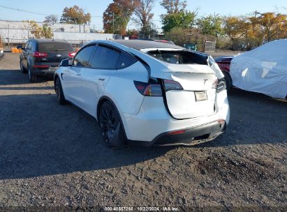 Lot #2992824643 2021 TESLA MODEL Y PERFORMANCE DUAL MOTOR ALL-WHEEL DRIVE