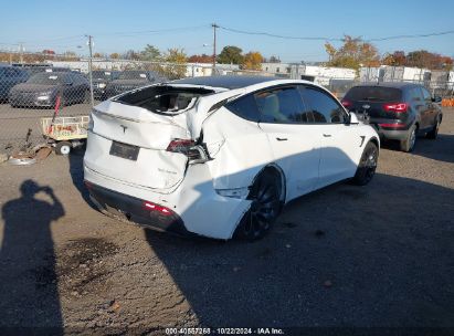 Lot #2992824643 2021 TESLA MODEL Y PERFORMANCE DUAL MOTOR ALL-WHEEL DRIVE