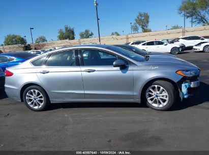 Lot #2992820473 2020 FORD FUSION SE