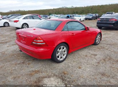 Lot #2992825136 2001 MERCEDES-BENZ SLK 230 KOMPRESSOR