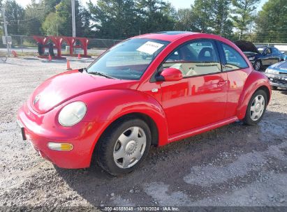 Lot #2992829880 2001 VOLKSWAGEN NEW BEETLE GLS 1.8L TURBO