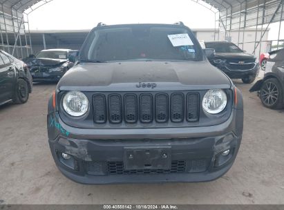 Lot #3039829469 2018 JEEP RENEGADE ALTITUDE FWD