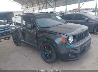 Lot #3039829469 2018 JEEP RENEGADE ALTITUDE FWD