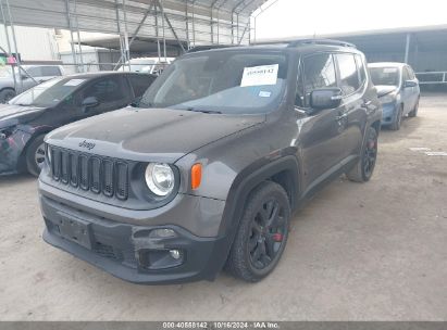 Lot #3039829469 2018 JEEP RENEGADE ALTITUDE FWD