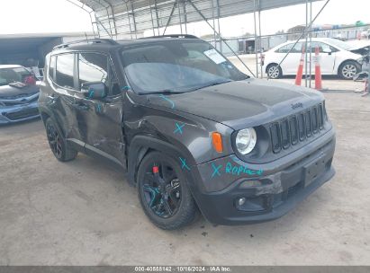 Lot #3039829469 2018 JEEP RENEGADE ALTITUDE FWD