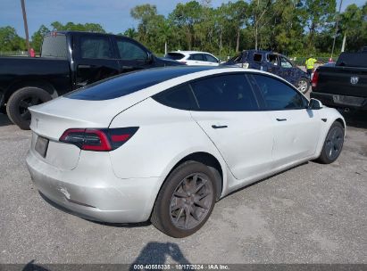 Lot #2992825130 2021 TESLA MODEL 3 STANDARD RANGE PLUS REAR-WHEEL DRIVE