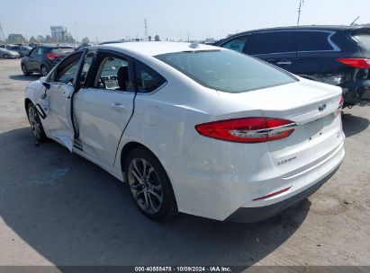 Lot #2992814791 2020 FORD FUSION SEL