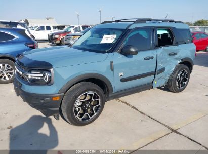 Lot #3037530753 2022 FORD BRONCO SPORT BIG BEND