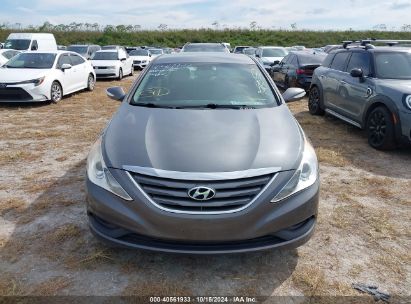 Lot #2992825020 2014 HYUNDAI SONATA GLS