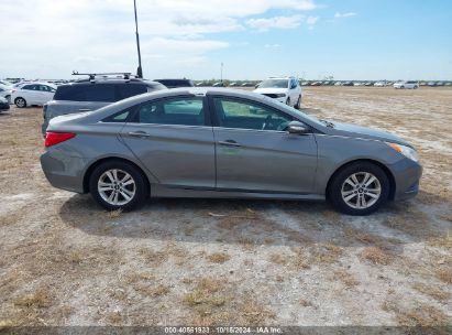 Lot #2992825020 2014 HYUNDAI SONATA GLS