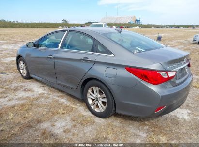 Lot #2992825020 2014 HYUNDAI SONATA GLS