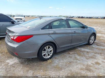 Lot #2992825020 2014 HYUNDAI SONATA GLS