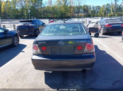 Lot #2996533720 2003 LEXUS IS 300 BASE W/5-SPEED MANUAL