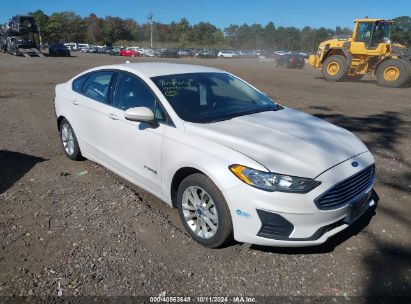 Lot #2995299666 2019 FORD FUSION HYBRID SE