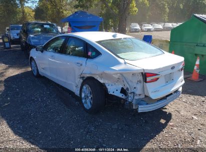 Lot #2995299666 2019 FORD FUSION HYBRID SE