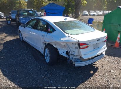 Lot #2995299666 2019 FORD FUSION HYBRID SE