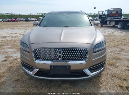 Lot #2995299662 2019 LINCOLN NAUTILUS RESERVE