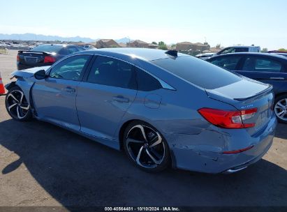 Lot #3000300704 2022 HONDA ACCORD HYBRID SPORT