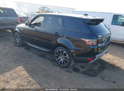 Lot #3004094737 2019 LAND ROVER RANGE ROVER SPORT SE MHEV