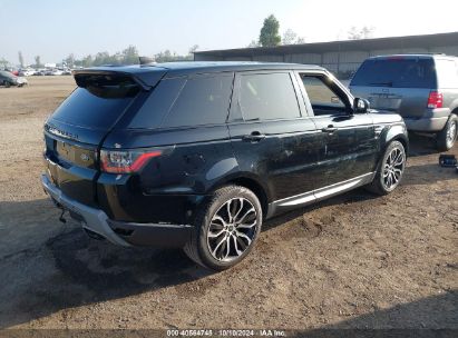 Lot #3004094737 2019 LAND ROVER RANGE ROVER SPORT SE MHEV