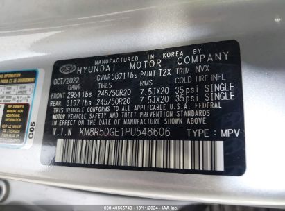 Lot #3035089372 2023 HYUNDAI PALISADE LIMITED