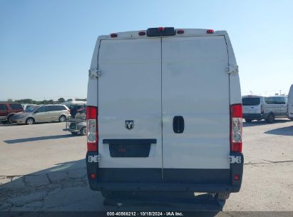 Lot #2992829722 2018 RAM PROMASTER 2500 HIGH ROOF 159 WB