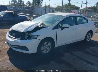 Lot #2992825041 2015 HONDA CIVIC LX