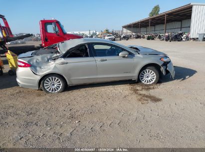 Lot #3037533070 2015 FORD FUSION HYBRID SE