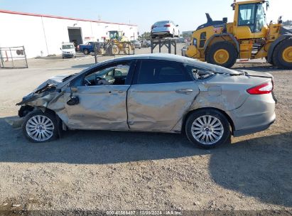 Lot #3037533070 2015 FORD FUSION HYBRID SE