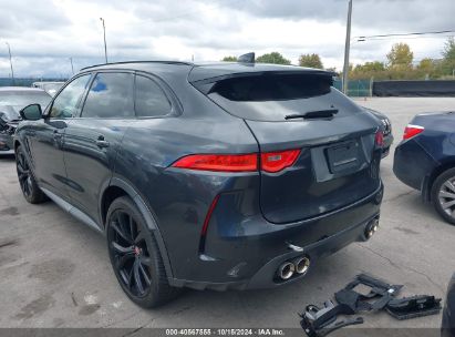 Lot #2992833783 2020 JAGUAR F-PACE SVR P550 AWD AUTOMATIC