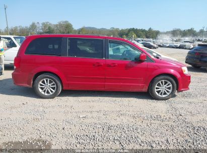 Lot #2992817743 2014 DODGE GRAND CARAVAN SXT