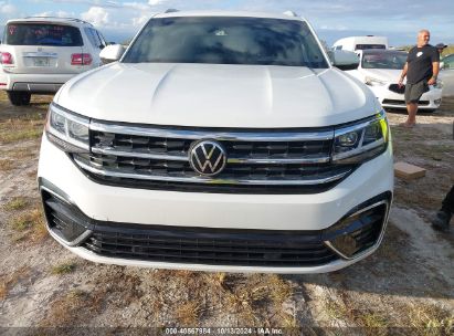 Lot #2992824979 2021 VOLKSWAGEN ATLAS CROSS SPORT 3.6L V6 SE W/TECHNOLOGY R-LINE