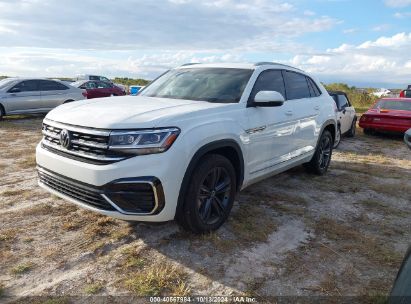 Lot #2992824979 2021 VOLKSWAGEN ATLAS CROSS SPORT 3.6L V6 SE W/TECHNOLOGY R-LINE