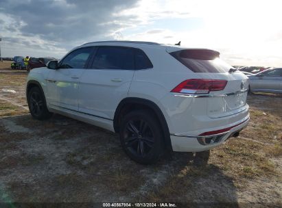 Lot #2992824979 2021 VOLKSWAGEN ATLAS CROSS SPORT 3.6L V6 SE W/TECHNOLOGY R-LINE