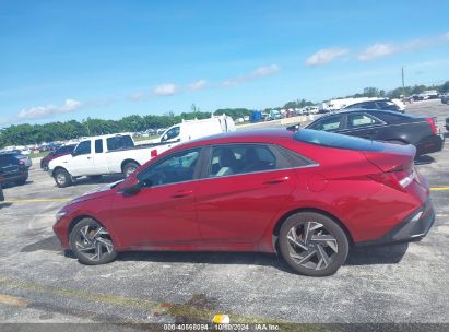 Lot #3035076687 2024 HYUNDAI ELANTRA LIMITED