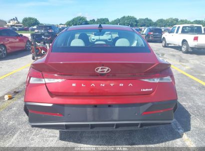 Lot #3035076687 2024 HYUNDAI ELANTRA LIMITED