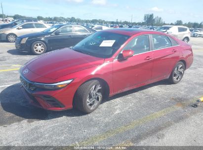 Lot #3035076687 2024 HYUNDAI ELANTRA LIMITED