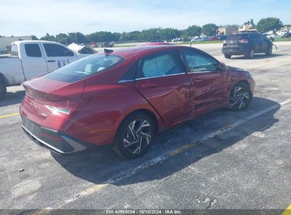 Lot #3035076687 2024 HYUNDAI ELANTRA LIMITED