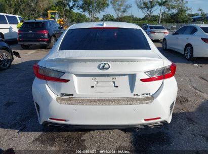 Lot #2992824947 2015 LEXUS RC 350