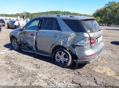 Lot #3053662148 2015 MERCEDES-BENZ ML 350 4MATIC