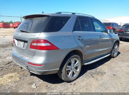 Lot #3053662148 2015 MERCEDES-BENZ ML 350 4MATIC