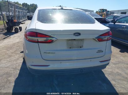 Lot #3050080521 2019 FORD FUSION HYBRID SEL