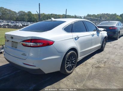 Lot #3050080521 2019 FORD FUSION HYBRID SEL