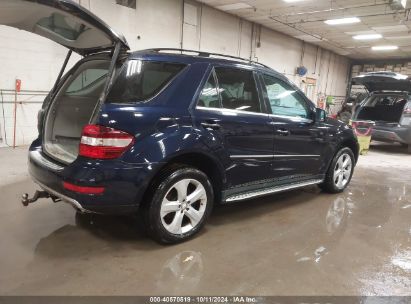 Lot #3051084354 2011 MERCEDES-BENZ ML 350 BLUETEC 4MATIC