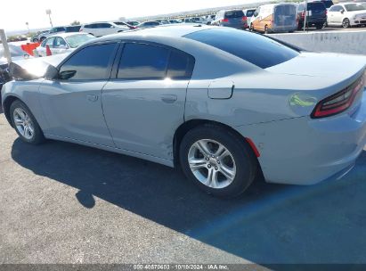 Lot #2987909440 2021 DODGE CHARGER SXT RWD