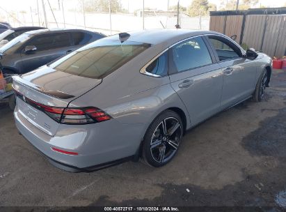 Lot #3034472713 2024 HONDA ACCORD HYBRID SPORT